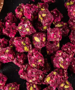 Pirsefa Antep Fıstıklı Gül Yapraklı Çifte Kavrulmuş Lokum 400 g Kutu