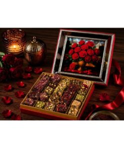 Alba Boutique & Art Gül Zarafeti Lokum Kutusu