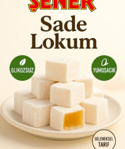 Alternative view of Şener Glikozsuz Sade Lokum Atıştırmalık 1 Kg