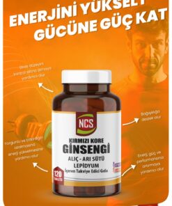 Ncs Korean Red Ginseng 120 Tablet Alıç Arı Sütü Coenzyme Maca Root L Arginin
