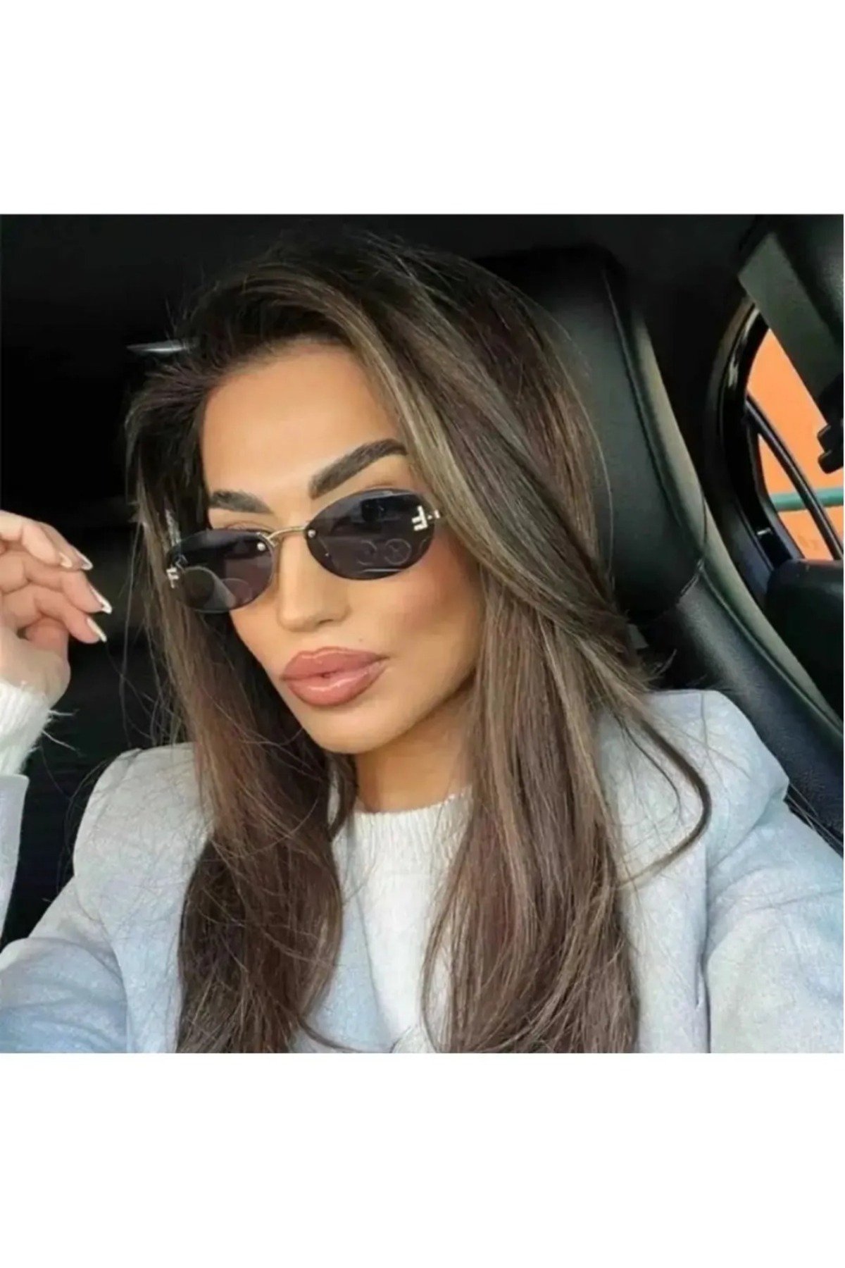 Nilu Moda OVAL TASARIM KADIN GÜNEŞ GÖZLÜĞÜ
