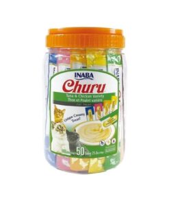 Inaba Ciao Churu Cream 4 Çeşit Karışık Krema Sıvı Kedi Ödülü 14gr 50li Karışık