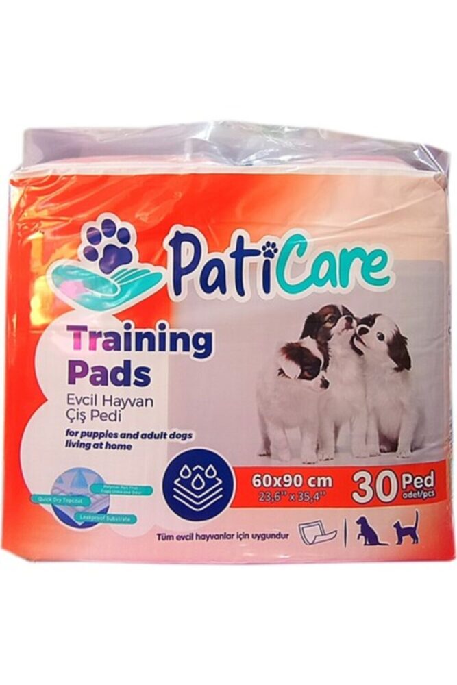 PatiCare Trainingpads Yavru Köpek Tuvalet Eğitim Pedi 60 X 90 Cm 30'lu Köpek Çiş Pedi Hasta Köpek Pe - Görsel 2