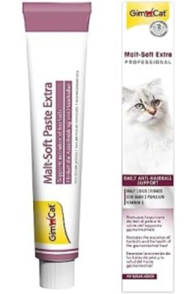 Gimcat Malt-soft Extra Pasta 100 gr Yeni Formül Şeker Katkısız - Görsel 2