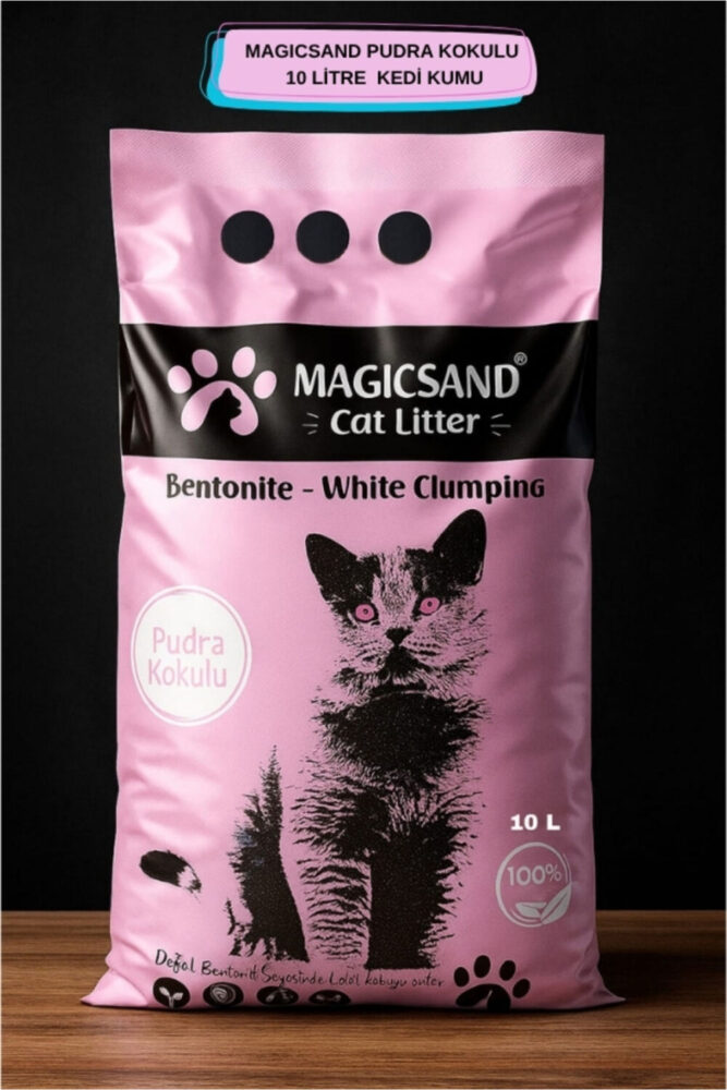 Magic Sand Cat Litter Pudralı Ince Taneli Kedi Kumu 10 Lt. - Görsel 2