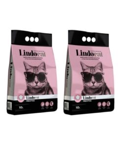 Lindo Cat Lindocat Bebek Pudralı Ince Taneli Topaklaşan Kedi Kumu 10 Lt 2 Adet