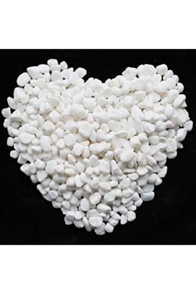 Genel Markalar Beyaz Dolomit Taş 5 Kg 1-2 Cm Dere Çakıl Taşı Saksı Taşı Akvaryum Teraryum Taşı Bahçe Taşı 20no.3m