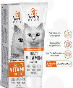 Alternative view of Vet's Plus Multivitamin Malt Macun 100gr (Tüy Yumağı Önleyici ve Multivitamin Desteği, Kediler için)