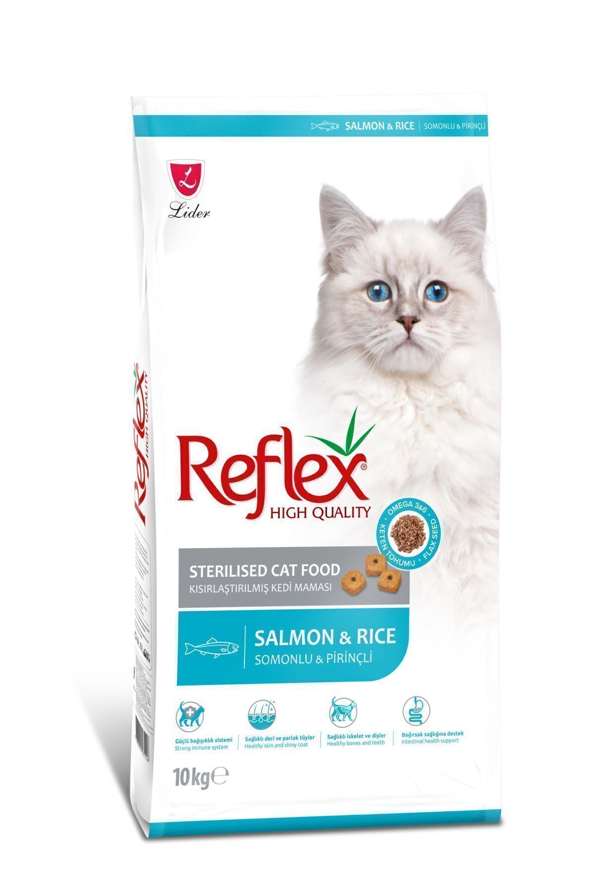 Reflex Strelised Somonlu Kısır Kedi Maması 10 Kg (GÖLGE AV)