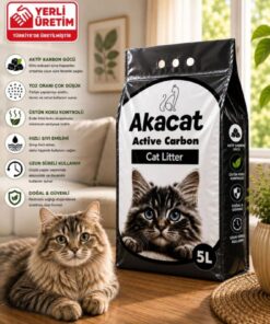 AKACAT Aktif Karbonlu Süper Topaklanan Premium 5 Lt