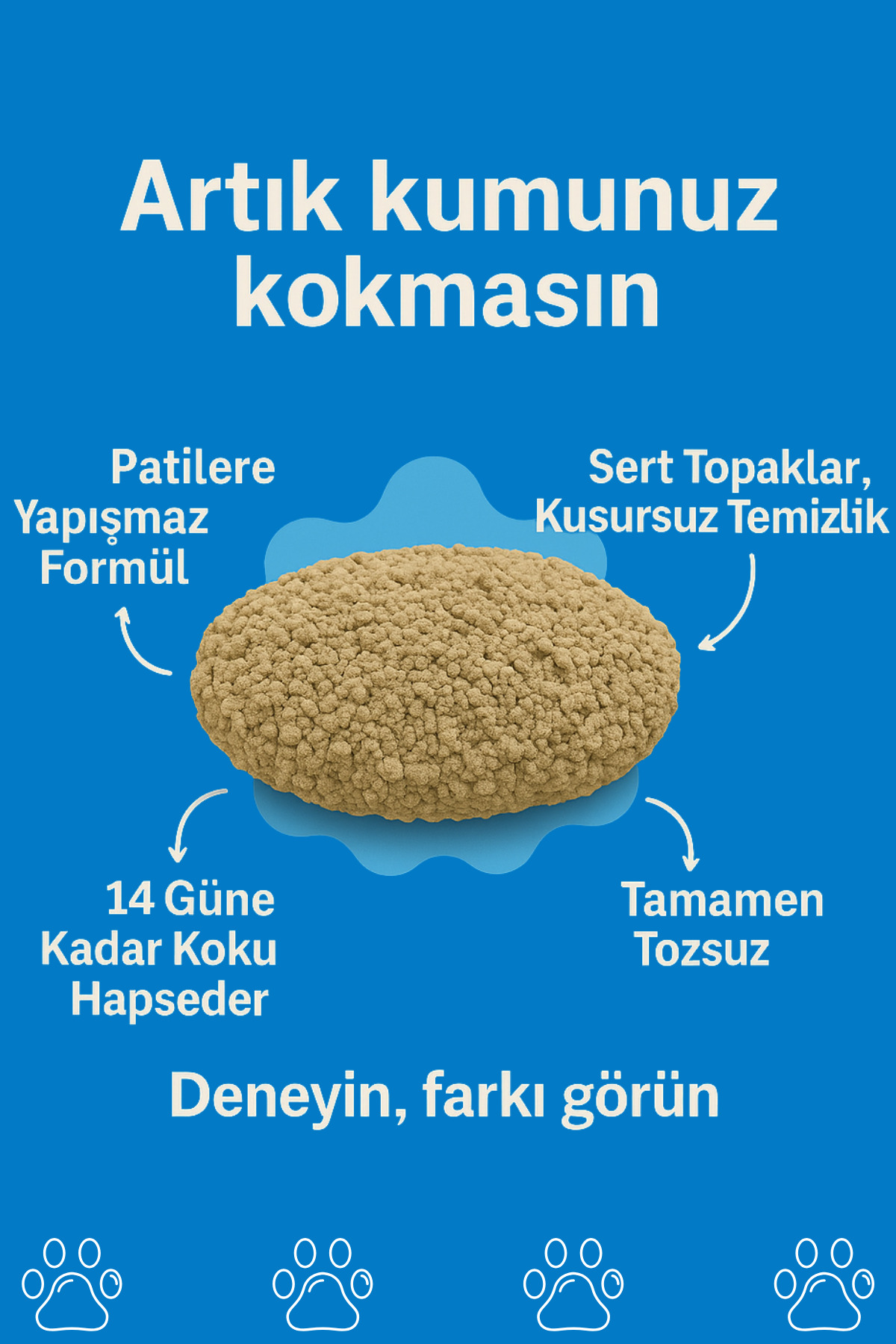Pugalo Kokusuz Naturel Kedi Kumu 10LT X 2 Adet - Görsel 3
