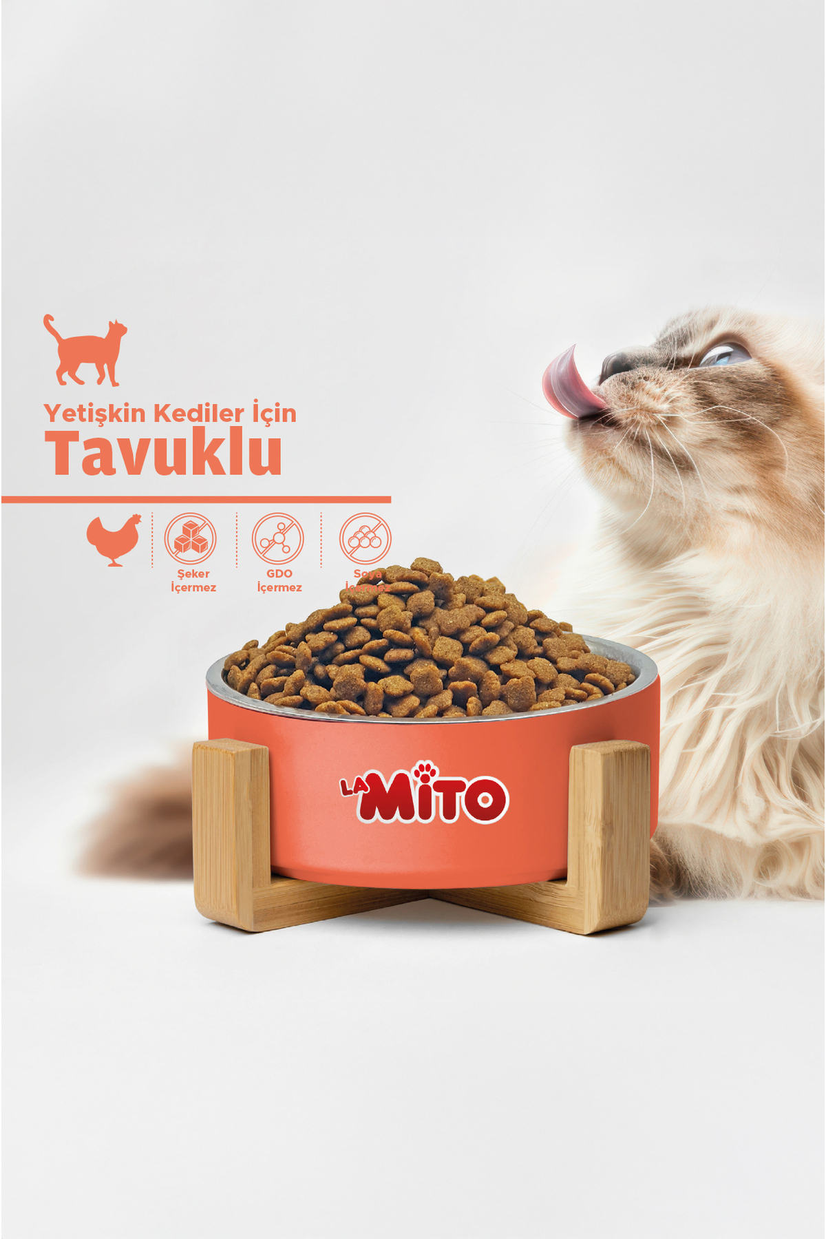 Mito La Adult Cat Tavuklu Yetişkin Kedi Maması 15 Kg - Görsel 3