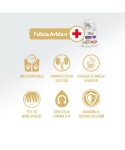 Alternative view of Felicia Kolajen Destekli Hipoalerjenik Somonlu Kısırlaştırılmış Yetişkin Kedi Maması 5KG