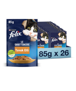 FELIX Tavuklu Yetişkin Yaş Kedi Maması 85 gr X 26 Adet - Görsel 3