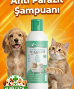 Vitexpert Arındırıcı Kedi ve Köpek Anti Parazit Shield Pire Kene Bit Parazit Hızlı Etkili Doğal Şampuan 200 ML