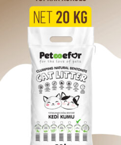 Alternative view of Petefor 20 KG Toprak Kokulu Yeni Nesil Organik Kahverengi Kedi Kumu