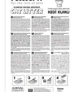 Petefor 20 KG Toprak Kokulu Yeni Nesil Organik Kahverengi Kedi Kumu - Görsel 3