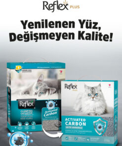 Reflex Plus Aktif Karbonlu Topaklanan Kedi Kumu 6L x 4 Adet - Görsel 3