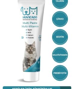 muvicado Kedi Multivitamin Malt Macunu - Taurinli Biyotin Kedi Maltı Tüy Yumak Önleyici Anti-hairball