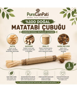 Alternative view of PureCanpati Matatabi Çubuğu (Mısır Kabuğu,hasır Ip,matatabi Meyveli) 1 Adet
