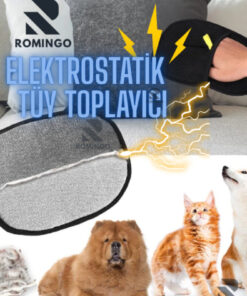 Romingo Kedi Köpek Kıyafet Koltuk Tüy,Toz,Tiftik Toplama Eldiven Yıkanabilir Tüy Temizleme
