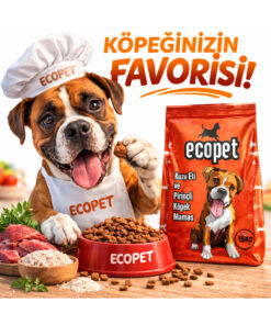 ECOPET 15 KG Kuzu Etli Pirinçli Yetişkin Köpek Maması – Tüm Irklar İçin Ekonomik Paket - Görsel 3