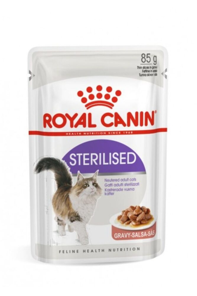 Royal Canin Sterilised Gravy Kısırlaştırılmış Yetişkin Kedi Yaş Maması 85 Gr x 12