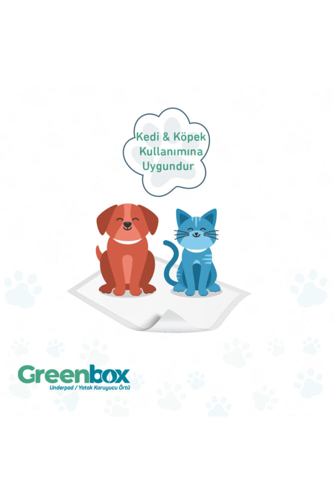 Greenbox 60x90 Hijyenik Tuvalet Eğitim Pedi 30'lu 1 Paket 30 Adet - Görsel 2