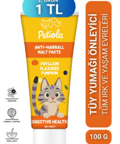 Petiola Sindirim Düzenleyici, Tüy Yumağı Ve Kusma Önleyici Multivitamin Kedi Malt Macun 100 gr