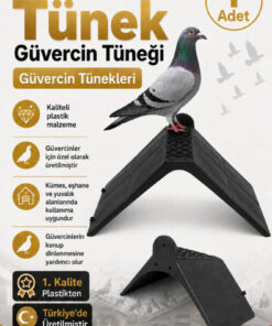 mutlu tavukçuluk Güvercin Tünek Bekar Tüneği 1 Adet Plastik Duvar Tipi Bekar Tüneği Güvercin Konma Aparatı