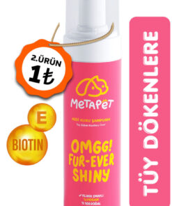 Metapet Tüy Döken Kedilere Özel Kuru Bakım Şampuanı, E Vitamini Ve Doğal Yağlar, Döküm Önleyici