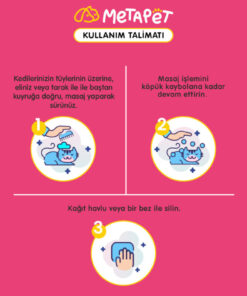 Metapet Tüy Döken Kedilere Özel Kuru Bakım Şampuanı, E Vitamini Ve Doğal Yağlar, Döküm Önleyici - Görsel 3