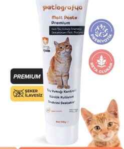 patiografya Premium Malt Paste 100.gr Kedi Tüy Yumağı Ve Kusma Önlemeyi Destekleyen Malt Macun