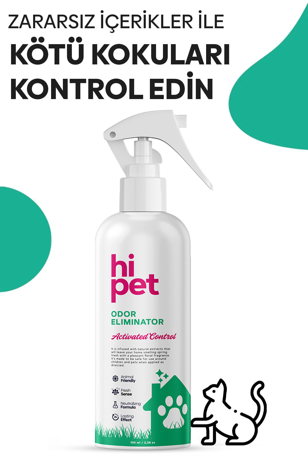 HiPet Kedi Koku Giderici Sprey