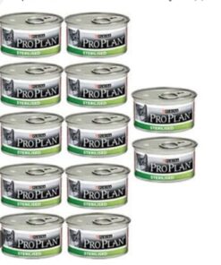 Pro Plan Proplan Sterilised Ton Balıklı Ve Somonlu Kısırlaştırılmış Yetişkin Kedi Maması Konserve 12x85 Gr