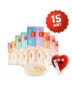 Wanpy Krema Kedi Ödül Maması 14gr (15 Adet) (Karışık Çeşitli)