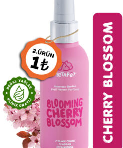Metapet Doğal Japon Kiraz Çiçeği Evcil Hayvan Parfümü , Koku Giderici Sprey, Yavru Köpeklere Uygun 150ml