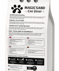 Alternative view of Magic Sand Cat Litter Kokusuz Kedi Kumu 20 Lt Kalın Taneli