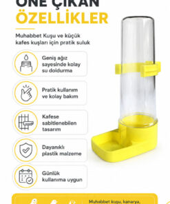 Genel Markalar Muhabbet Kuşu Suluğu Geniş Ağız Suluk - Görsel 3