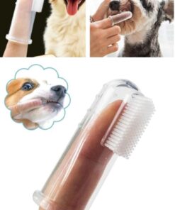 İndirimKap Silikon Kedi Ve Köpek Diş Fırçası Evcil Hayvan Diş Bakım Fırçası Yumuşak Diş Tartar Diş Fırçası