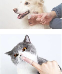 İndirimKap Silikon Kedi Ve Köpek Diş Fırçası Evcil Hayvan Diş Bakım Fırçası Yumuşak Diş Tartar Diş Fırçası - Görsel 3