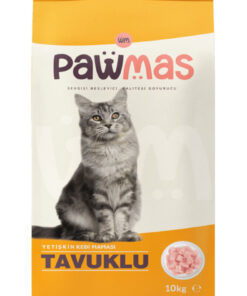 Pawmas Tavuklu Yetişkin Kedi Maması 10 Kg