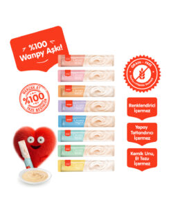 Wanpy Krema Kedi Ödül Maması 14gr (25 Adet) (Karışık Çeşitli) - Görsel 3