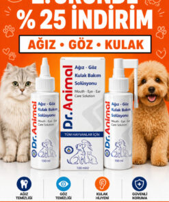 Dr. Animal Ağız, Göz, Kulak, Deri Bakım Solüsyonu 100 Ml