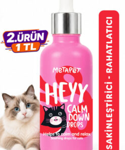 Metapet Kediler Için Sakinleştirici Rahatlatıcı Damla, Doğal Kedi Vitaminleri, Anti Stress, Relax, Gevşeme
