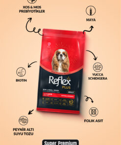 Alternative view of Reflex Plus Hipoalerjenik Mini ve Küçük Irklar için Kuzu Etli Yetişkin Köpek Maması 8 kg
