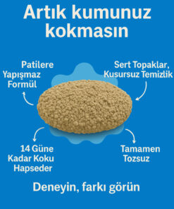 Pugalo Tozsuz Naturel Kedi Kumu Premium Koku Hapseden Topaklanan Çok Katmanlı Kedi Kumu 10LT - Görsel 3