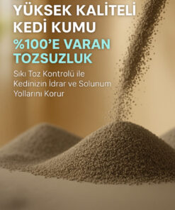 Alternative view of Pugalo Tozsuz Naturel Kedi Kumu Premium Koku Hapseden Topaklanan Çok Katmanlı Kedi Kumu 10LT