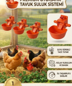 mutlu tavukçuluk Otomatik Akıllı Tavuk Civciv Suluğu Suluk 1 Adet Hindi Kaz Ördek Bıldırcın Güvercin Sülün Keklik Kuş