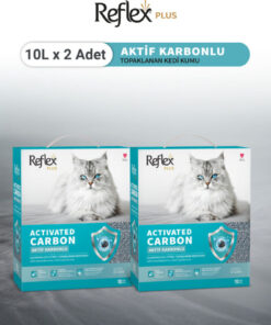 Reflex Plus Aktif Karbonlu Topaklanan Kedi Kumu 10L x 2 Adet